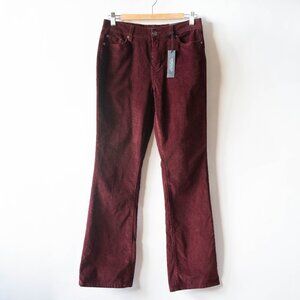 Jones & Co (Jones New York) Skinny Boot High Waist Corduroy Pants
